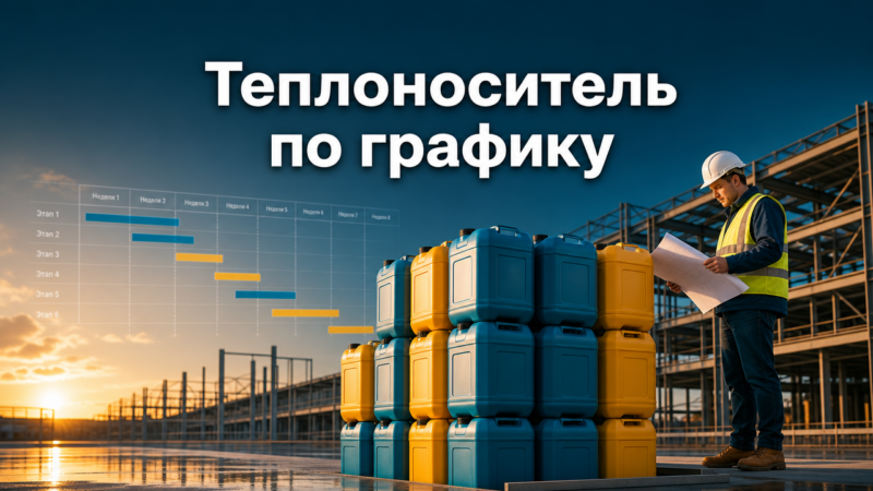 СТМ-контракт на теплоноситель для генподрядчика: как привязать поставку к графику строительства