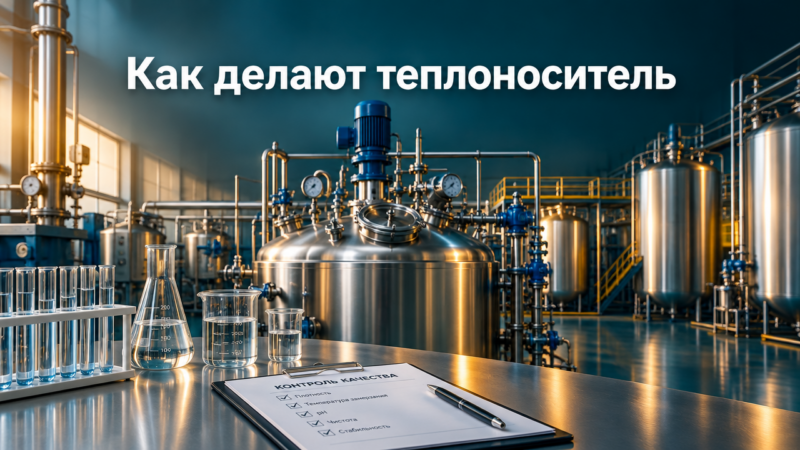 Производство и состав теплоносителей: как делают антифриз для систем отопления на заводе